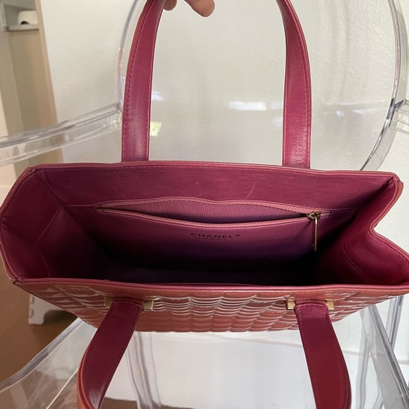 Chanel Chocolate Bar Pink Handbag - Picture 10 of 13